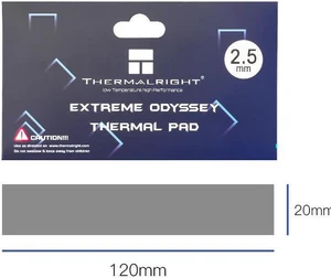 Pad Thermique 3M 20x130x3mm - Conductivité 6W/mK, Double Face Adhésif, Pour GPU/CPU, Remplace Pâte Thermique