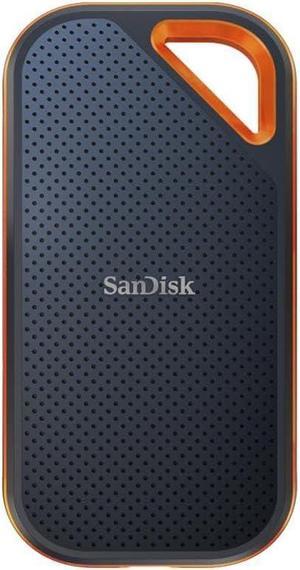 SanDisk 4TB Extreme PRO Portable SSD - Up to 2000MB/s - USB-C, USB 3.2 Gen 2x2 - External Solid State Drive - SDSSDE81-4T00-G25
