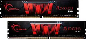 G.SKILL AEGIS Series (Intel XMP) DDR4 RAM 16GB (2x8GB) 3000MT/s CL16-18-18-38 1.35V Desktop Computer Memory UDIMM (F4-3000C16D-16GISB)