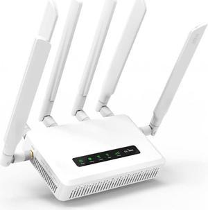 GL.iNet GL-X3000 (Spitz AX) 5G NR AX3000 Cellular Gateway Router, Wi-Fi 6, Multi-WAN, & Detachable Antennas, Dual-SIM, OpenVPN & WireGuard, OpenWrt, MU-MIMO, RV, T-Mobile & AT&T IoT Device Certified
