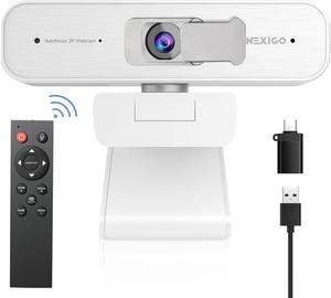 NexiGo Meeting 360 (Gen 2), 8K Captured AI-Powered Framing & Speaker  Tracking, Plug & Play, 1080p HD 360-Degree Smart Video Conference Camera, 8