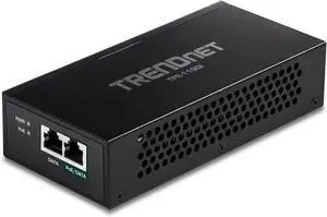 TRENDnet Gigabit PoE++ Injector, Convert A Non-PoE Port To A PoE++ Gigabit Port, PoE (15.4W), PoE+ (30W), Or PoE++ (95W), Up to 100m (328 ft), Integrated Power Supply, Black, TPE-119GI