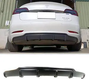 Fit for  2018-2021 Model 3 Fastback Sedan Rear Bumper Diffuser Unapinted