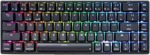 65 Keyboard GK68S Wireless Bluetooth Mechanical Gaming Keyboard, Hot Swappable 65 Percent Keyboard USB Wired with Backlit RGB, Braided USB Type-C Cable for Win/Pc/Mac Mechanical Switch (Gateron Red)