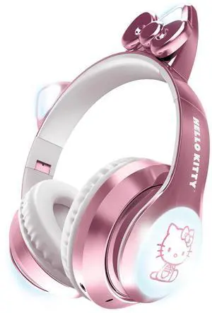 Hello Kitty wireless Bluetooth Light-Up Headphones