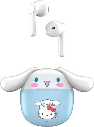Hello Kitty Bluetooth Wireless Earbuds With Charging Case