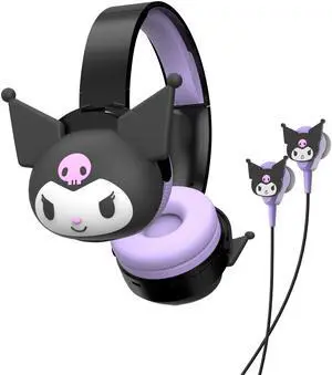 Hello Kitty 2-in-1 Wireless Bluetooth Headphones with Wired Earbuds