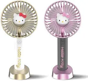 Hello Kitty 2-In-1 Handheld Fan with Tabletop Stand