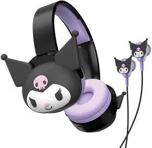 Hello Kitty 2-in-1 Wireless Bluetooth Headphones with Wired Earbuds