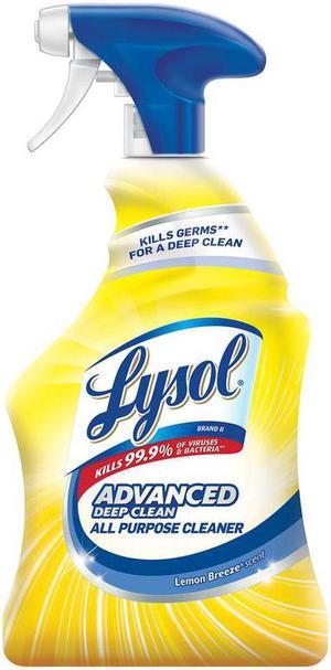 Lysol Advanced Deep Clean Lemon Breeze Scent All Purpose Cleaner Liquid 32 oz.