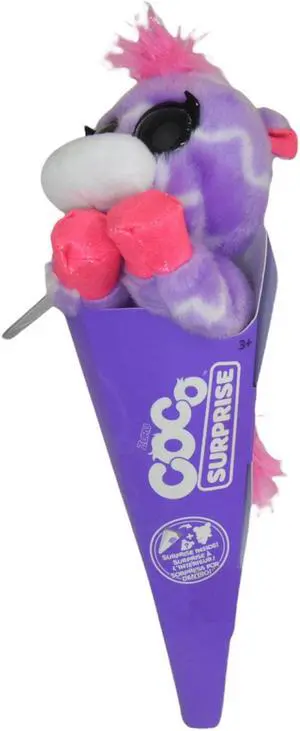 Zuru Coco Surprise Neon Cones Plush Toy with Surprise Inside