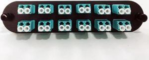 CCH-CP24-E4 Compatible Fiber Adapter Panel with 12 LC Duplex MM OM3/OM4 Adapters