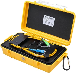 OTDR Launch Cable Box, 1km Single Mode 9/125, SC/UPC to SC/APC, Dead Zone Eliminator for 1310/1550nm OTDR Launch Cable Box, 1km Single Mode 9/125, SC/UPC to SC/APC, Dead Zone Eliminator for 1310/1550nm