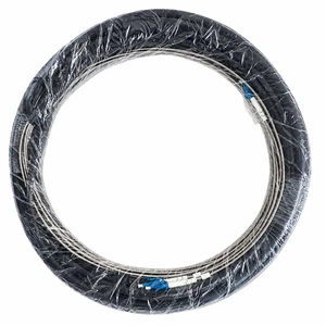Duplex 20m Outdoor Armored Waterproof Single Mode Fiber Patch Cable, LC/UPC to LC/UPC, 9/125 OS2 Duplex 20m Outdoor Armored Waterproof Single Mode Fiber Patch Cable, LC/UPC to LC/UPC, 9/125 OS2