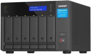 QNAP TVS-h674-i5-32G 6Bay 2.5GbE NAS Network Storage Server Home Desktop Enterprise Private Cloud(without HDD)