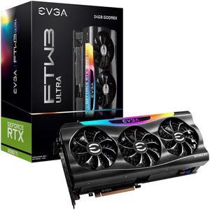EVGA GeForce RTX 3090 Ti FTW3 ULTRA GAMING, 24G-P5-4985-KR, 24GB GDDR6X, iCX3 Technology, ARGB LED, Metal Backplate, Includes eLeash Video Card