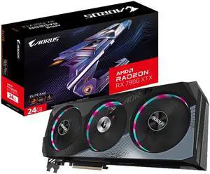 GIGABYTE AORUS Radeon RX 7900 XTX ELITE 24G GV-R79XTXAORUS E-24GD game graphics card Video Card