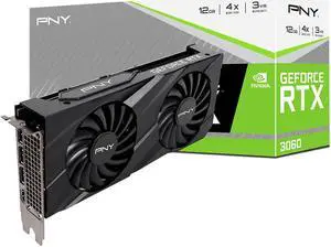 PNY GeForce RTX 3060 12GB VERTO Graphics Card DIY Computer Accessories,VCG306012DFBPB1