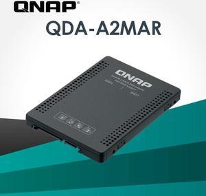QNAP QDA-A2MAR Dual M.2 SATA SSD to Single 2.5" SATA Hard Drive Adapter Box