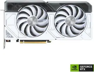 ASUS Dual GeForce RTX 4070 White OC Overclocked Edition 12GB GDDR6X Gaming Graphics Card DUALRTX4070O12GWHITE