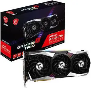 MSI Gaming Radeon RX 6950 XT 16GB GDDR6 PCI Express 4.0 Video Card RX 6950 XT GAMING X TRIO 16G