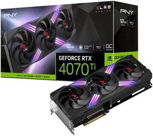 PNY GeForce RTX 4070 Ti 12GB Overclocking XLR8 Gaming EPIC-X RGB Three-Fan VERTO Model