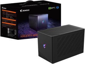 GIGABYTE AORUS RTX 4090 GAMING BOX eGPU WATERFORCE AllinOne Cooling System Thunderbolt 3 GVN4090IXEB24GD External Graphics Card