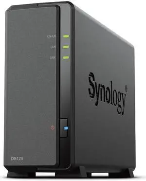 2023 Synology DiskStation DS124 (1Bay/Realtek/1GB) NAS Network Storage Server