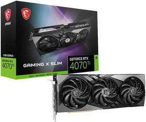 MSI GeForce RTX 4070 Ti GAMING X SLIM 12G graphics card