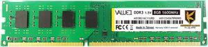 KINGSMAN 8GB 240-Pin DDR3 SDRAM DDR3L 1600 (PC3L 12800) Micron Chipset Desktop Memory Model