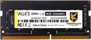 KINGSMAN 8GB 260-Pin DDR4 SO-DIMM DDR4 2666 (PC4 21300) Laptop Memory Model