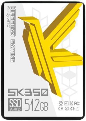 AITC KINGSMAN SK350 2.5" 512GB Performance Boost SATA III 3D NAND Internal Solid-State Drive (SSD)