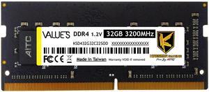KINGSMAN 32GB 260-Pin DDR4 SO-DIMM DDR4 3200 (PC4 25600) Laptop Memory Model