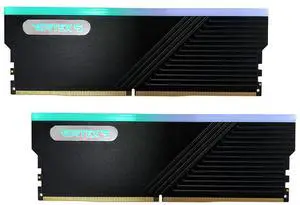 AITC KINGSMAN VERTEX5 48GB (2 x 24GB) 288-Pin PC RAM DDR5 8400 CUDIMM (PC5 67200) RGB Desktop Computer Gaming Memory - BLACK