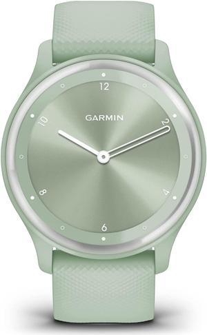 Garmin vivomove Sport 40mm Smart Watch, Cool Mint with Silicone Band #0100256603