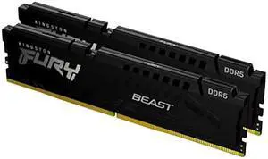 Kingston 32GB 5200MT/s DDR5 CL36 DIMM (Kit of 2) FURY Beast Black Kingston 32GB 5200MT/s DDR5 CL36 DIMM (Kit of 2) FURY Beast Black