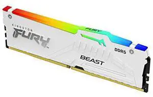 Kingston FURY Beast RGB 64GB (2 x 32GB) 288-Pin PC RAM DDR5 5200 (PC5 41600) Memory (Notebook Memory) Model KF552C40BWAK2-64