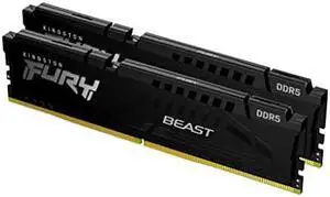 Kingston FURY Beast 32GB (2 x 16GB) DDR5 5600 (PC5 44800) Memory (Desktop Memory) Model KF556C40BBK2-32
