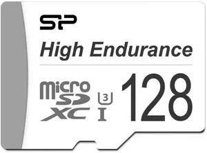 Silicon Power 128GB High Endurance UHS-I microSDXC Memory Card with SD Adapter Silicon Power 128GB High Endurance UHS-I microSDXC Memory Card with SD Adapter