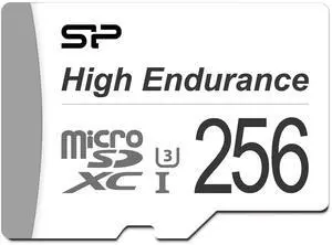 Silicon Power 256GB High Endurance UHS-I microSDXC Memory Card with SD Adapter Silicon Power 256GB High Endurance UHS-I microSDXC Memory Card with SD Adapter