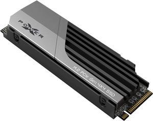 Silicon Power 4TB XS70 - Works with Playstation 5, Nvme PCIe Gen4 M.2 2280 Internal Gaming SSD R/W Up to 7,200/6,800 MB/s