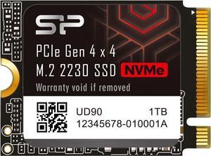 Silicon Power 1TB UD90 2230 NVMe 4.0 Gen4 PCIe M.2 SSD R/W up to 4,900/3,200MB/s Solid State Drive Compatible with Steam Deck (SU01KGBP44UD9007MN)