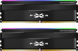 Silicon Power DDR5 64GB (2x32GB) Zenith RGB 6000MHz (PC5-48000) 288-pin CL30 1.35V UDIMM Desktop Memory Module RAM SU064GXLWU60AFDFSK Black Silicon Power DDR5 64GB (2x32GB) Zenith RGB 6000MHz (PC5-48000) 288-pin CL30 1.35V UDIMM Desktop Memory Module RAM SU064GXLWU60AFDFSK Black