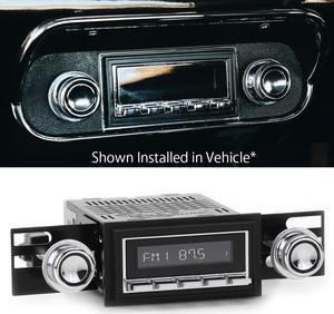 RetroRadio Compatible with 1967-68 Ford Mustang Features Include Bluetooth, AUX, AM/FM LAC-M1-226-08-77FEBY