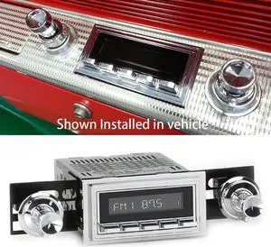 RetroRadio Compatible with 1961-62 Chevrolet Impala Features Include Bluetooth, AUX, AM/FM LAC-M1-126-09-79C1