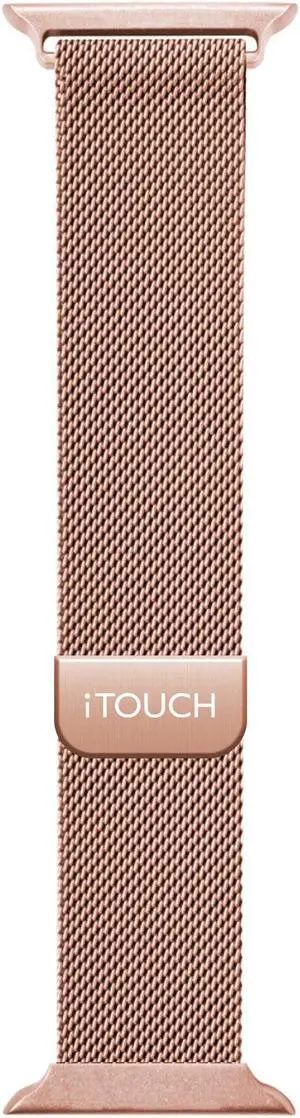 iTouch Air 3 40mm/Sport 3 Extra Interchangeable Strap, Replacement Smartwatch Straps, Mesh Straps For Smartwatches Compatible with iTouch Air 3/Sport 3 (Rose Gold Mesh)