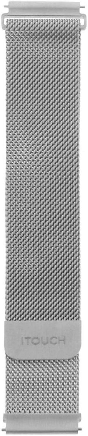 iTouch Air 3 Extra Interchangeable Strap, Silver Mesh Band