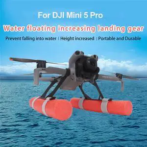 Wtohoby Mini 5 Pro Floating Landing Gear Water Snow Buoyancy Rod Training Kit Protection Leg Holder for DJI Mini 5 pro Drone Accessories
