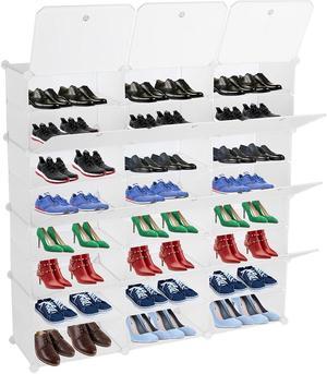 QXDRAGON 9 Tiers Metal Shoe Rack Organizer, 50-55 Pairs Large Tall Shoe  Storage, Shoe Holder, Shoe Stand, Vertical Free Standing Shoe Shelf, Heavy  Duty Boot Rack for Entryway, Closet, Garage, Bedroom 