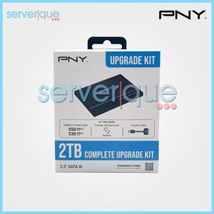 PNY SSD7CS900-2TBKIT-RB CS900 2TB 7.2K SATA III 6Gbps SSD System Upgrade Kit NEW
